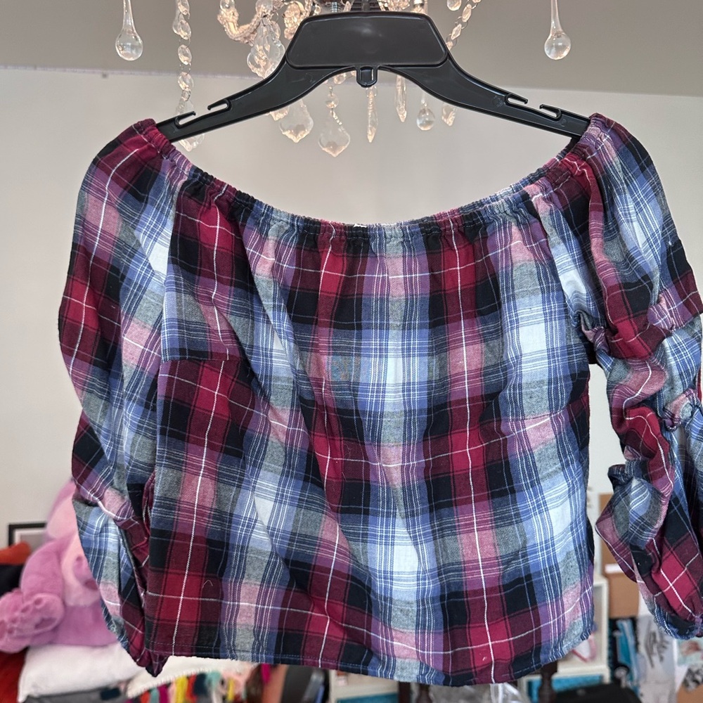 Plaid shirt from Kale Generation